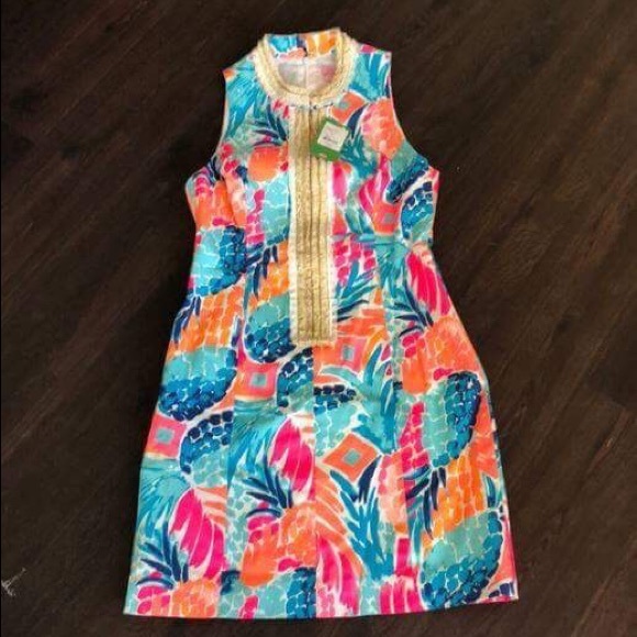 Lilly Pulitzer Alexa Shift Dress, RARE - Picture 3 of 6